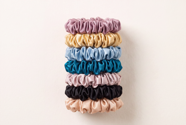 Mulberry silk scrunchie - slim 2 cm