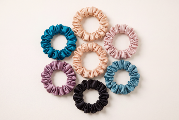 Mulberry silk scrunchie - slim 2 cm