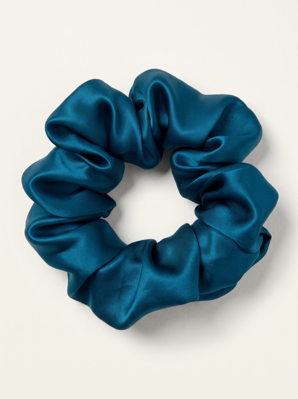 Mulberry silk scrunchie - full 5 cm