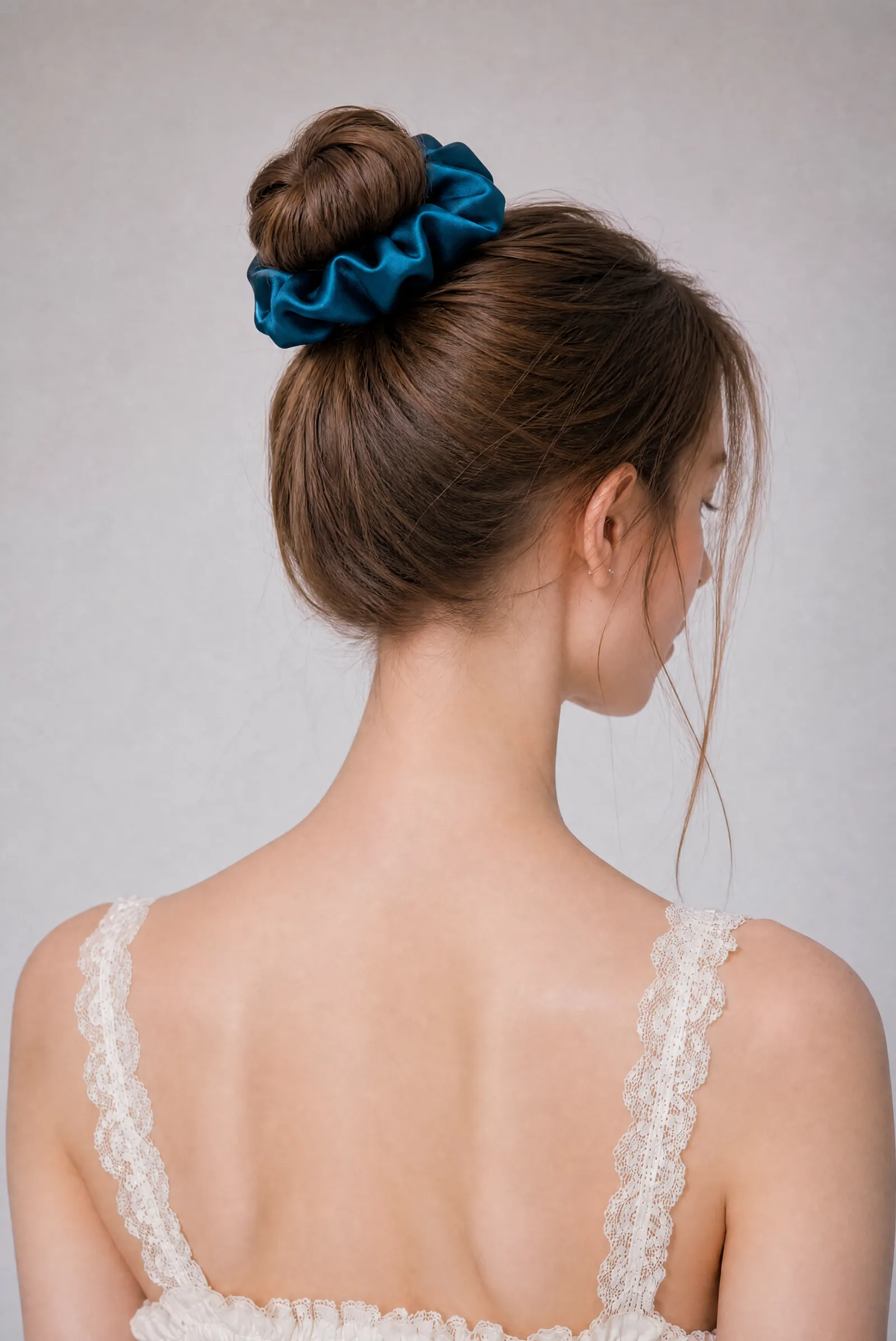 Mulberry silk scrunchie - full 5 cm | 19 momme