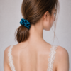 Mulberry silk scrunchie - full 5 cm