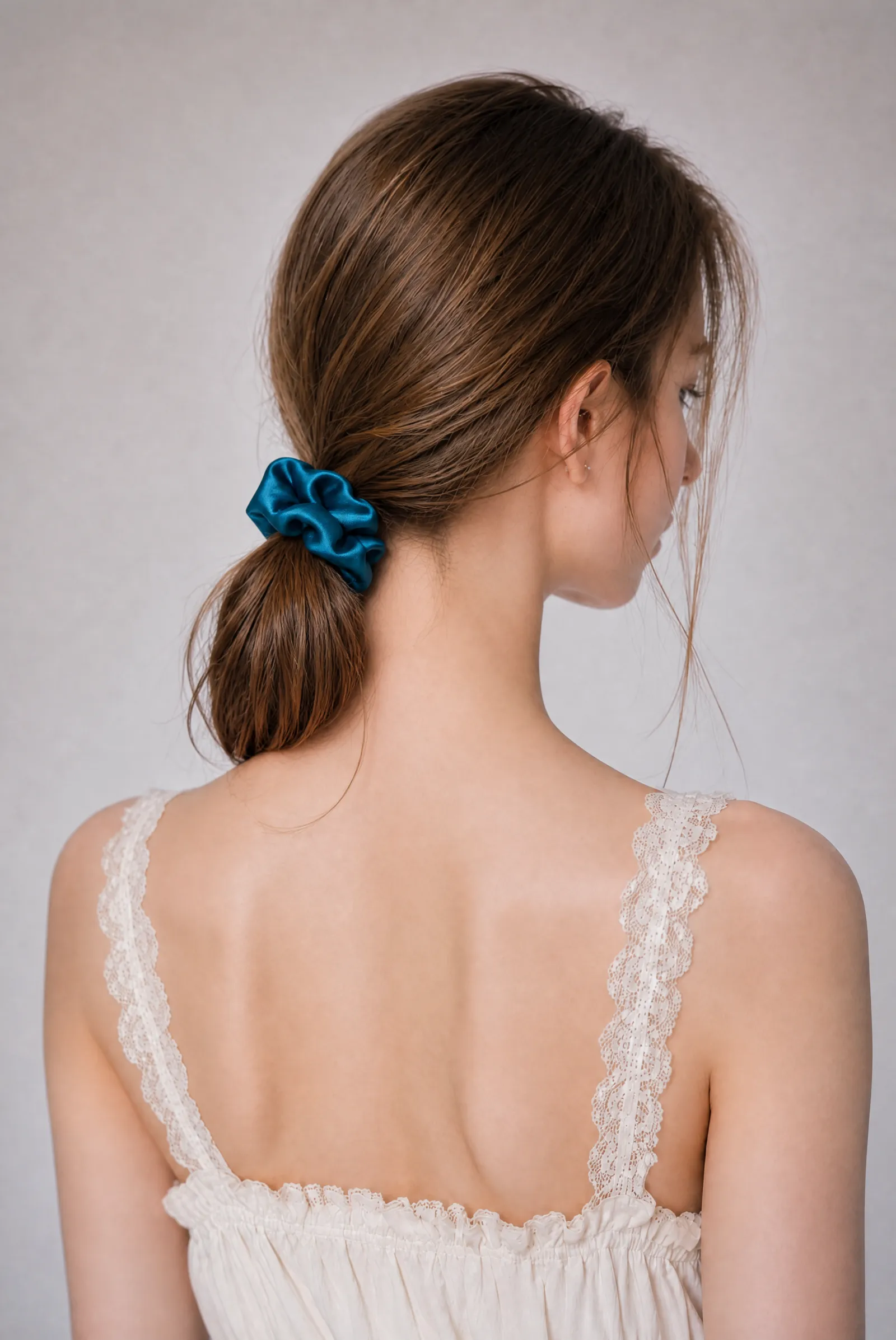 Mulberry silk scrunchie - full 5 cm | 19 momme