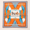 产品1-SKU 橙染清风 14 Momme Silk Square Scarf · 65 × 65 cm