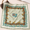 产品1-SKU 浅青雅韵 14 Momme Silk Square Scarf · 65 × 65 cm