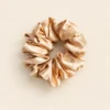 Gold 22 momme 4 cm mulberry silk scrunchie